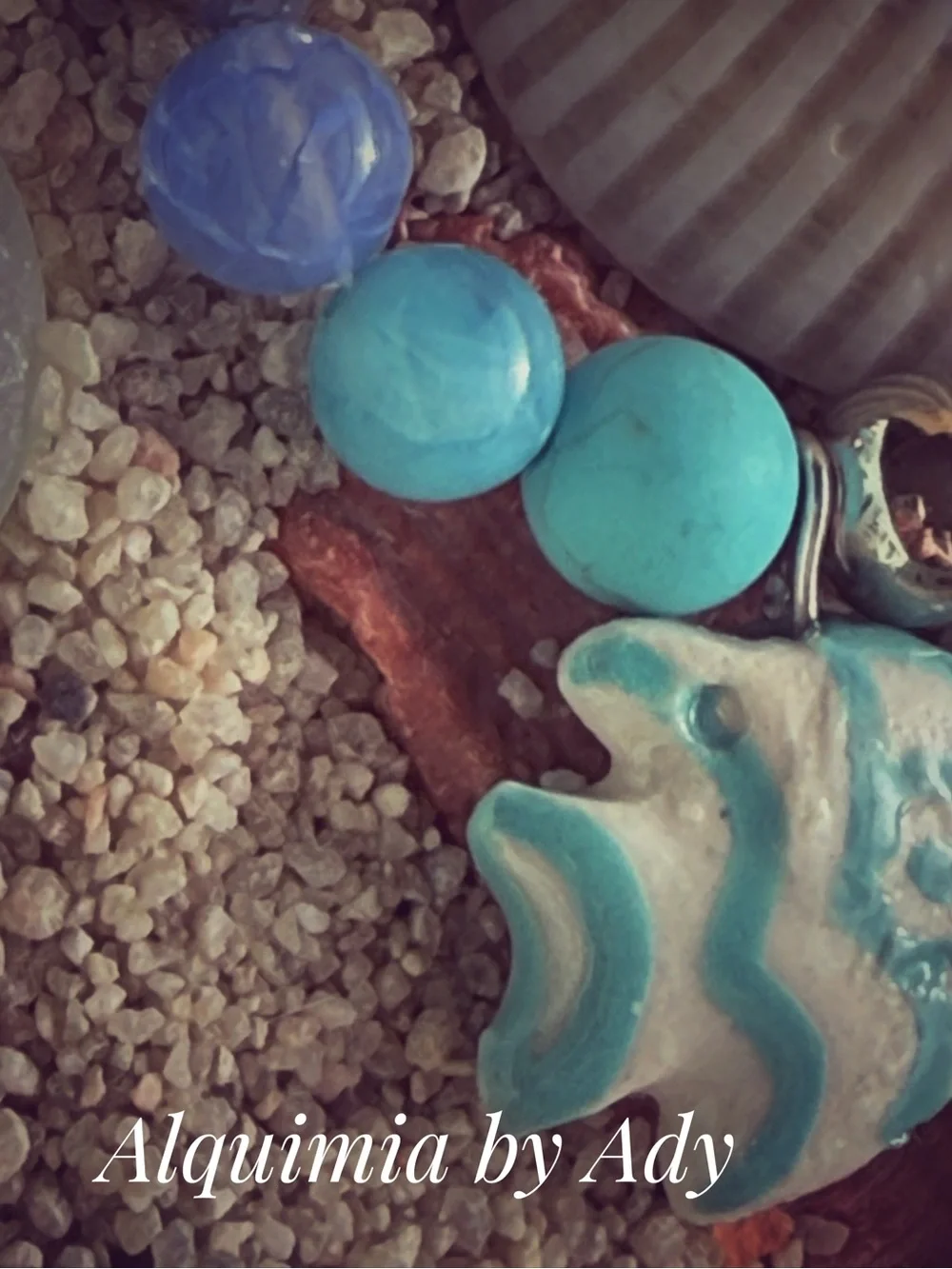 Luxury Aquamarine  and Turquoise Beaded Bracelet blue and white fish 🐟